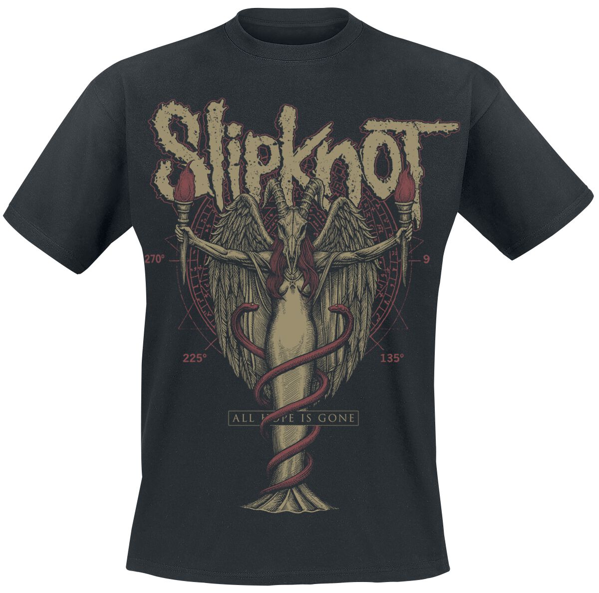 Slipknot T-Shirt - Angels Lie - S bis 5XL - für Männer - Größe XL - schwarz  - Lizenziertes Merchandise!