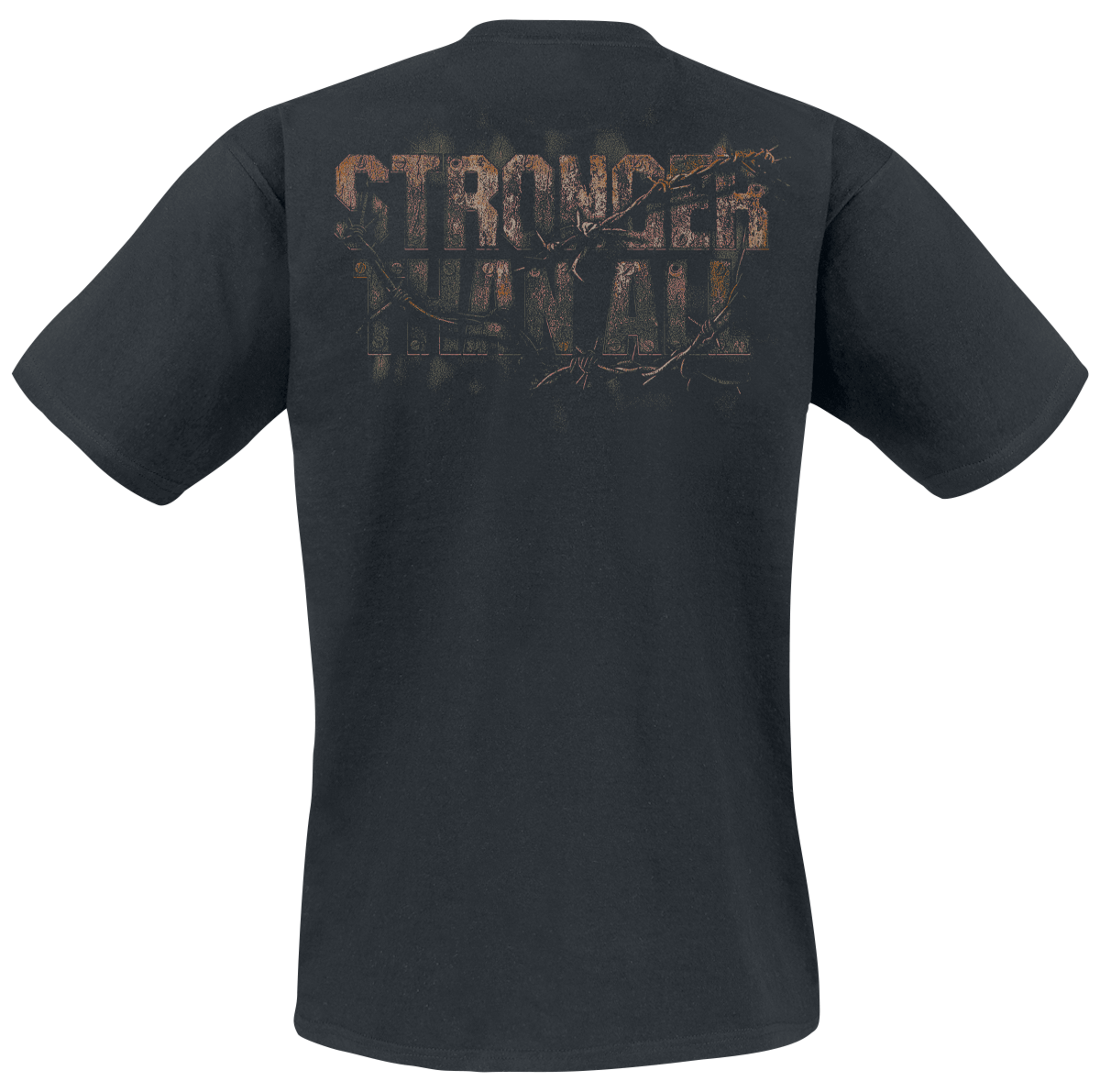 0199957089845 - Stronger Than All T-Shirt schwarz in 4XL