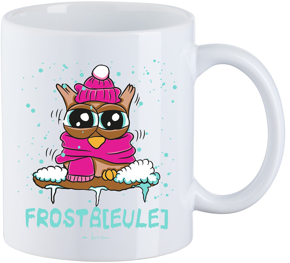 Tierisch Frostbeule Tasse weiß