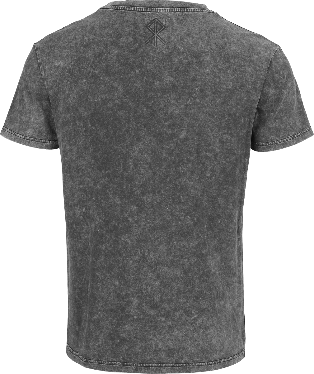 4068143326223 - Pagan Roots Courage Rune T-Shirt schwarz in XL