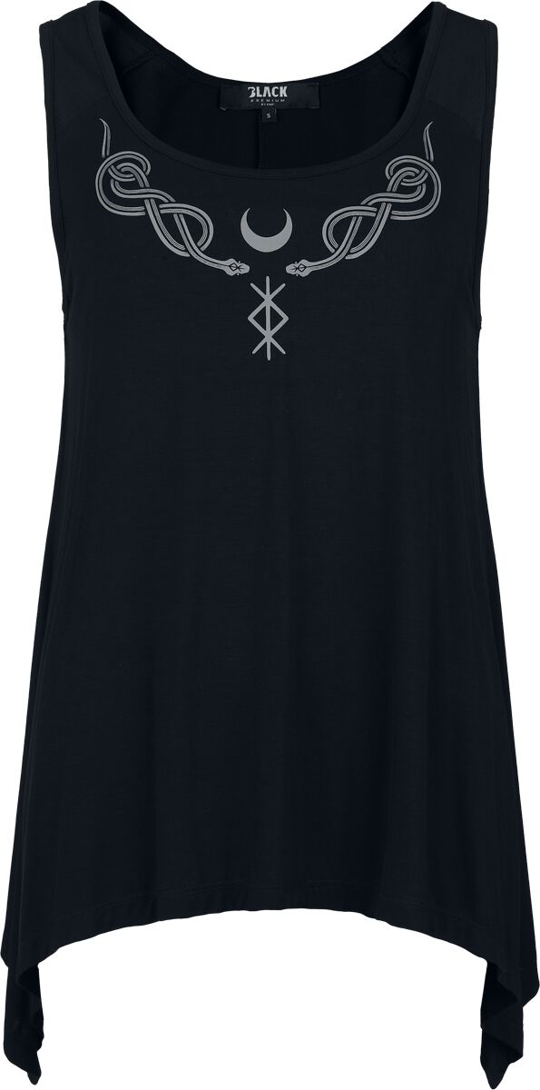 4068143324502 - Celtic Snake Top schwarz in M