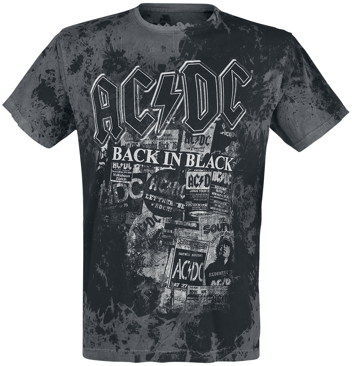 AC/DC - Back in Black - T-Shirt - grau| schwarz - EMP Exklusiv!