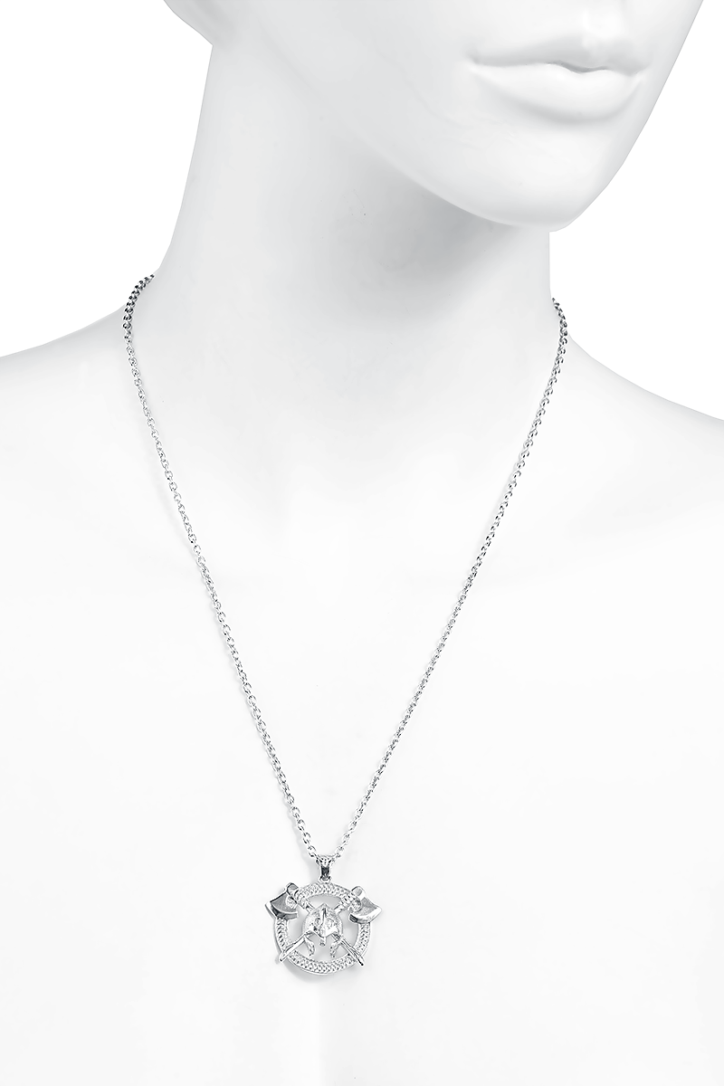 Cloud Factory Celtic Helmet Anhänger silberfarben