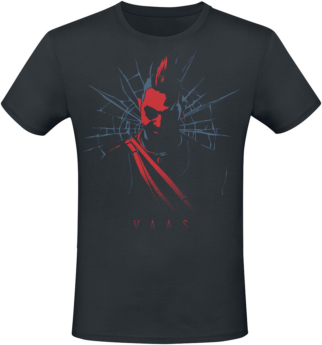 Far Cry - Gaming T-Shirt - Villains - Vaas - S bis XXL - für Männer - Größe S - schwarz  - EMP exklusives Merchandise!