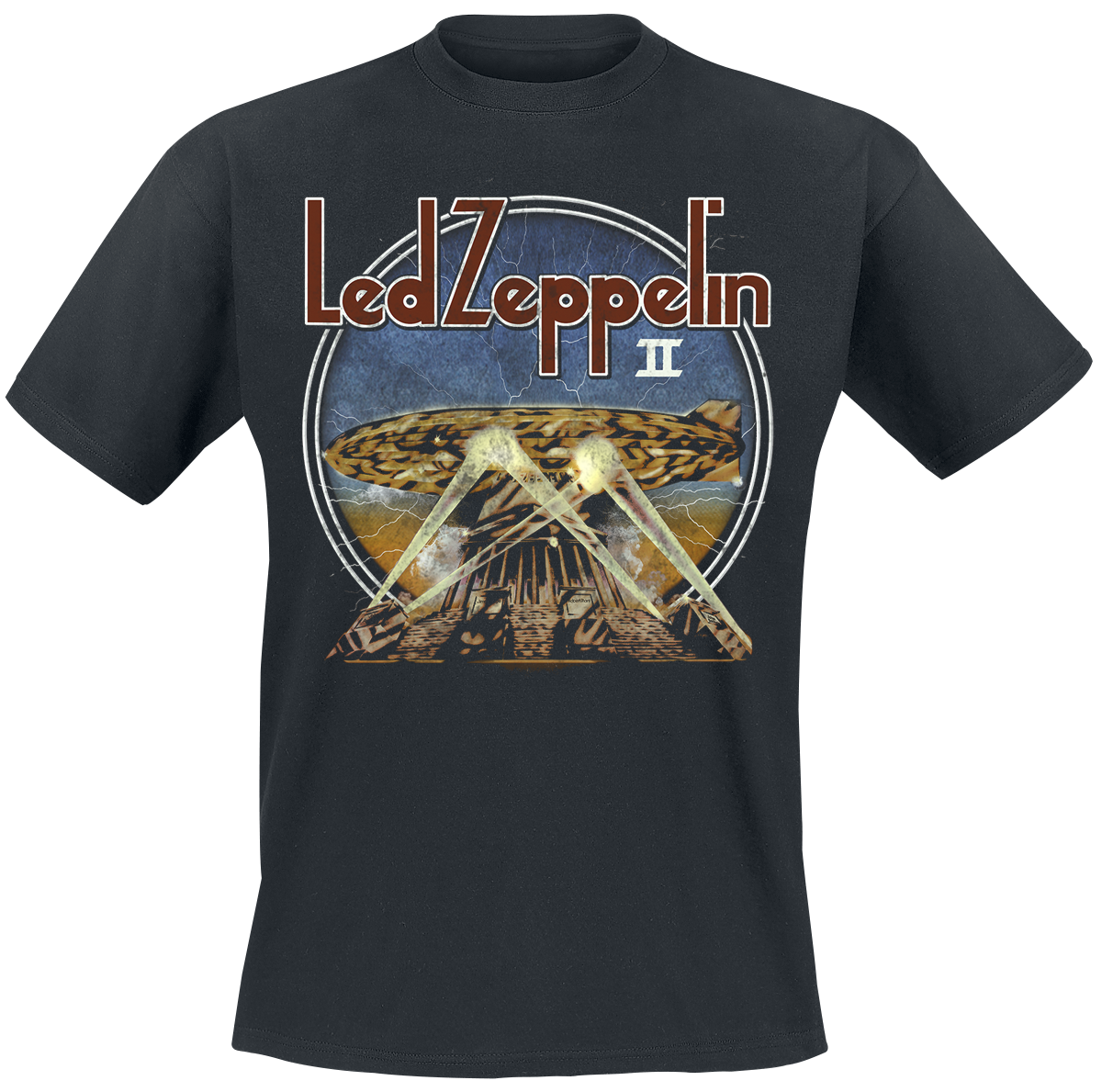 Led Zeppelin - LZII Searchlights - T-Shirt - schwarz
