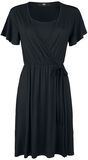Kleid in Wickeloptik, Black Premium by EMP, Kurzes Kleid