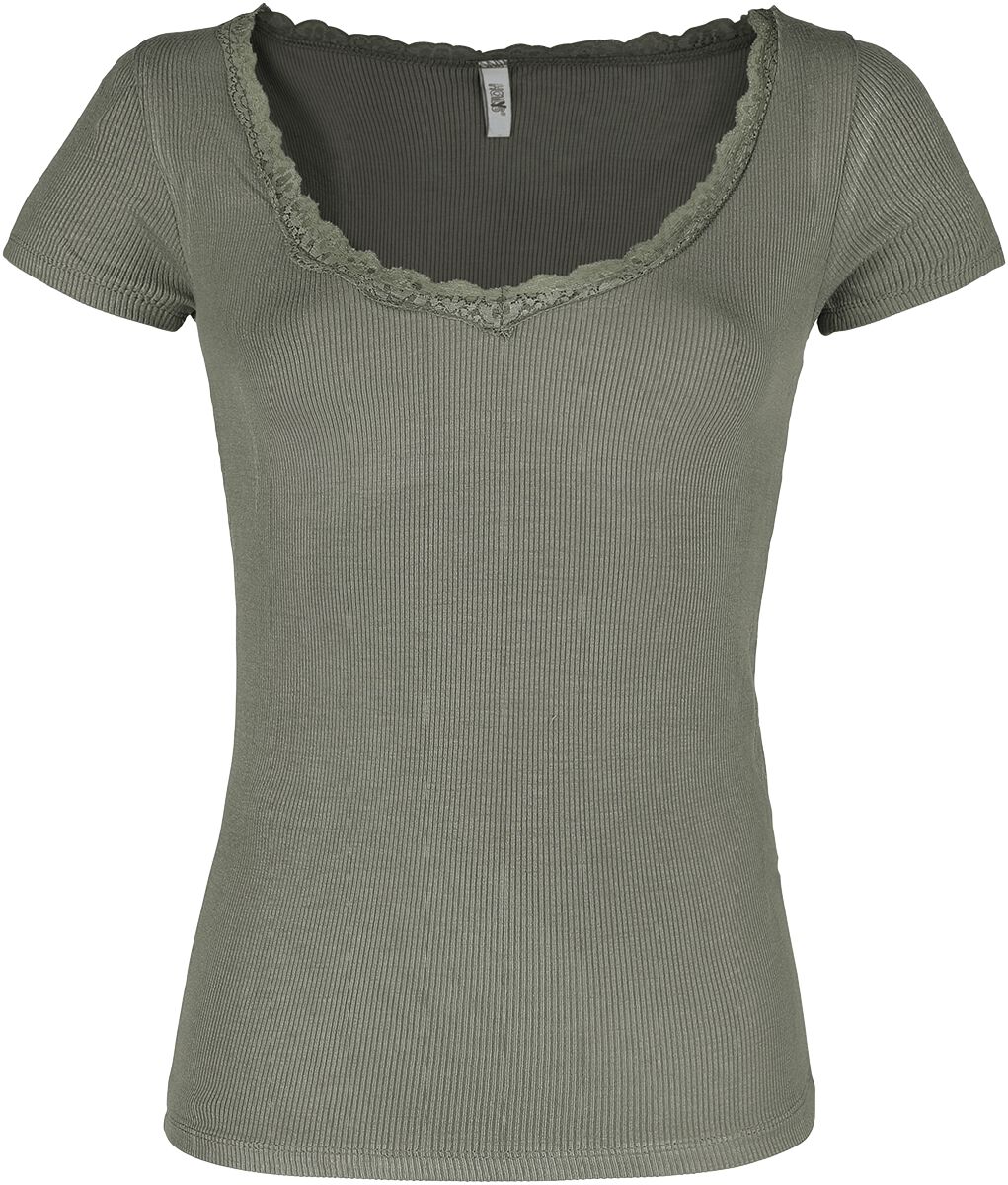 Hailys T-Shirt - Mariella - XS bis XL - für Damen - Größe XS - khaki