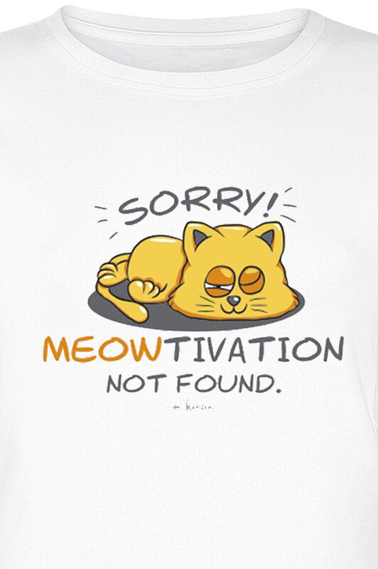 Wohnen & Freizeit Funartikel Meowtivation | Tierisch T-Shirt