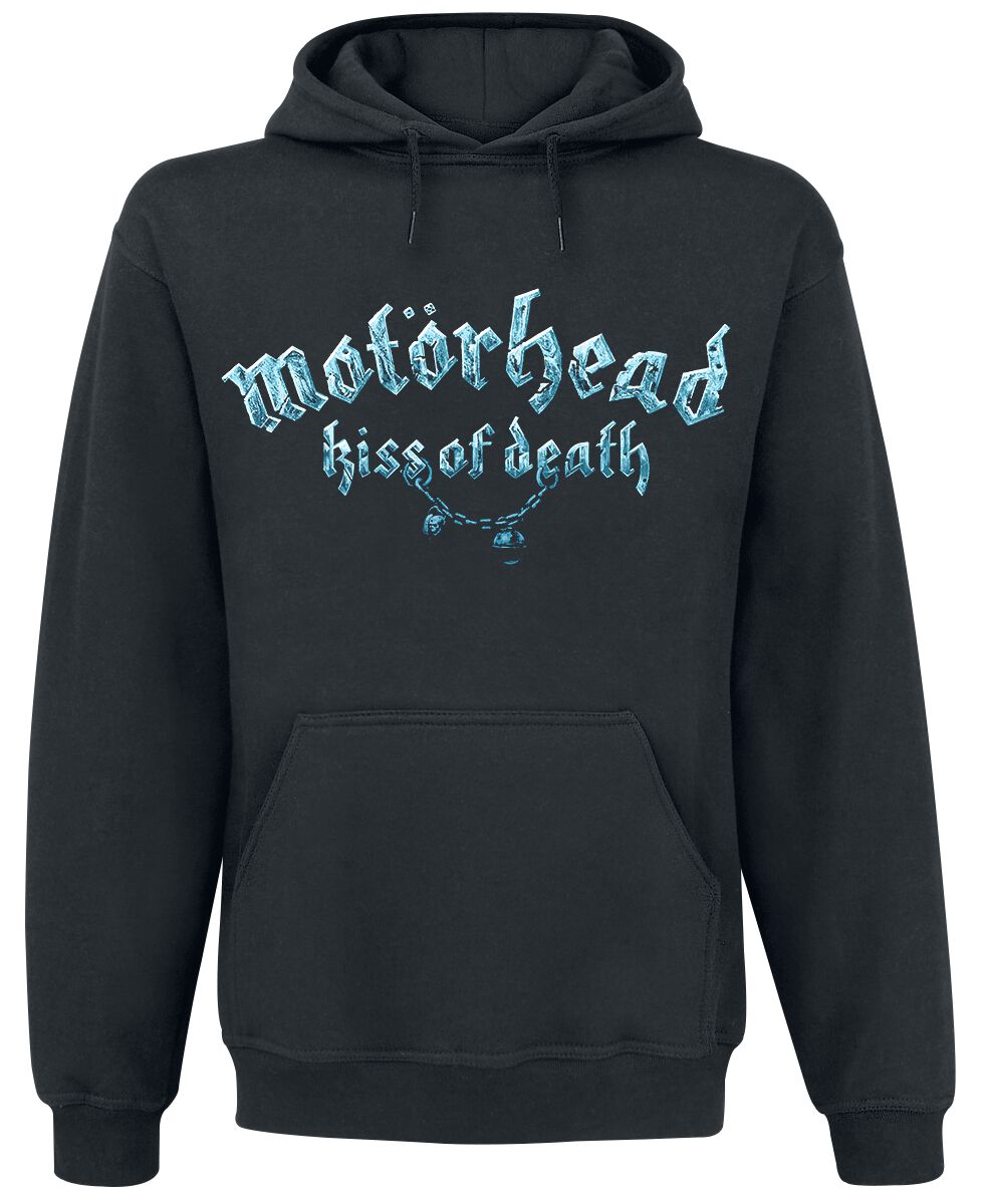 Motörhead Kapuzenpullover - Kiss of death - S bis M - für Männer - Größe M - schwarz  - Lizenziertes Merchandise!
