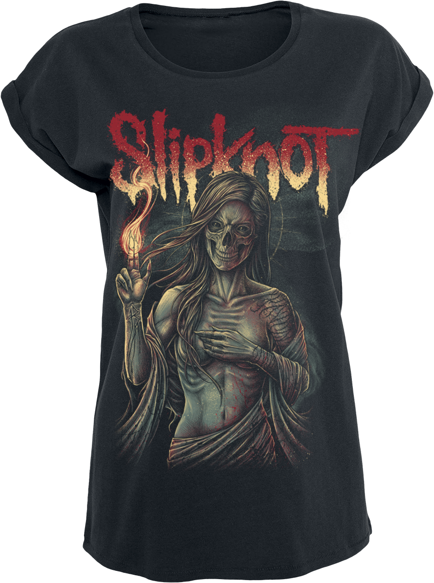 Slipknot - Burn Me Away - Girls shirt - black image