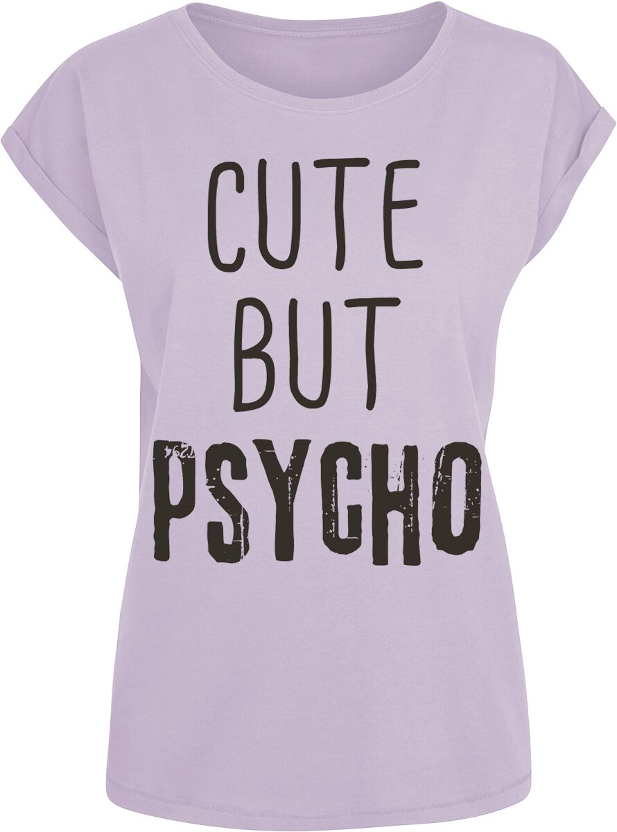 T-Shirt Manches courtes Fun de Cute But Psycho - - S à 5XL - pour Femme - lilas