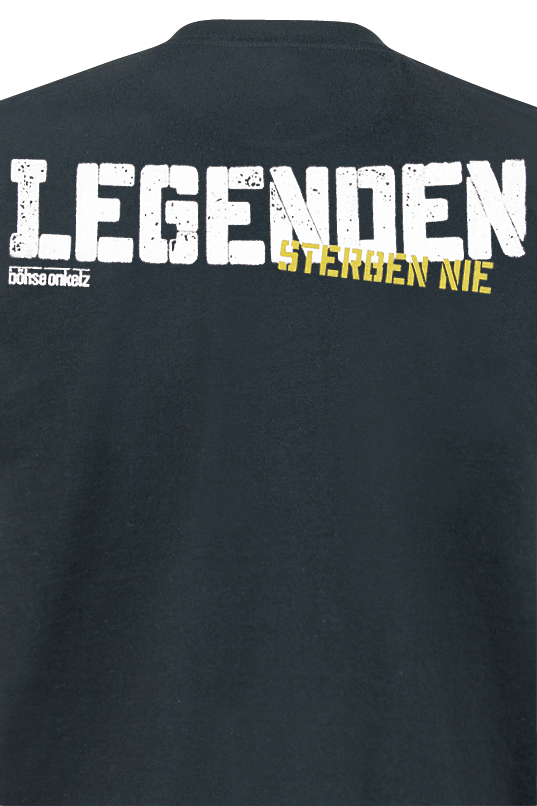 Böhse Onkelz Helden leben lange T-Shirt schwarz