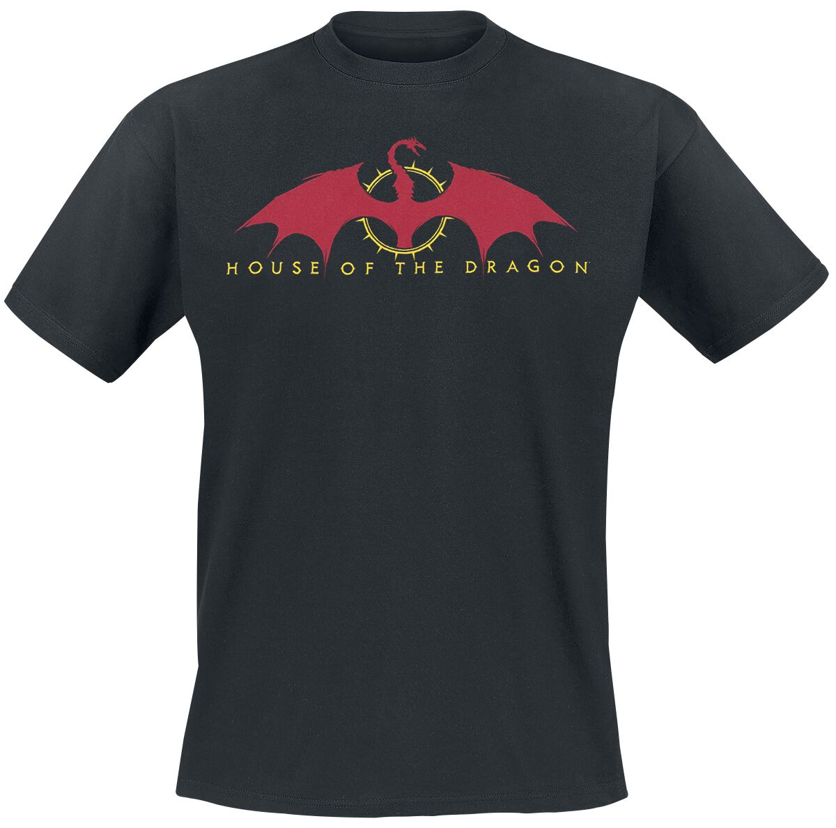 Game of Thrones House of the Dragon - Red wings T-Shirt black
