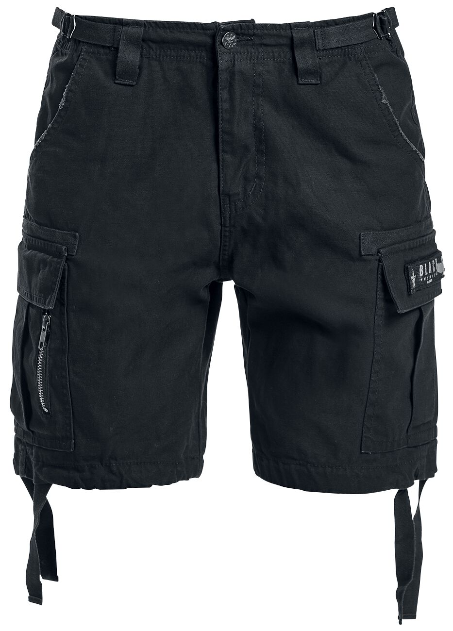 Black Premium by EMP Army Vintage Shorts Short schwarz in 32