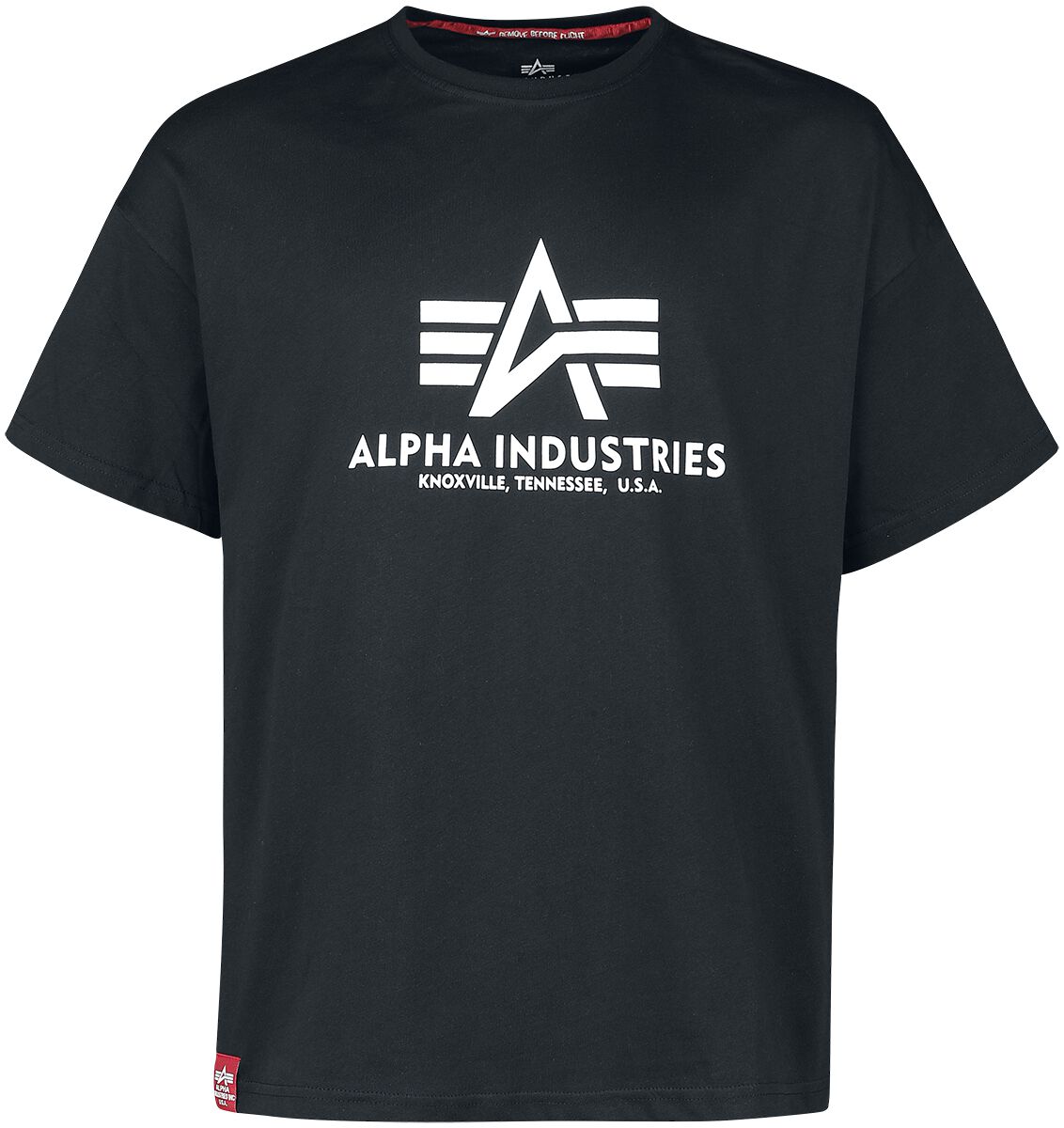BASIC OS HEAVY T T-Shirt schwarz von Alpha Industries