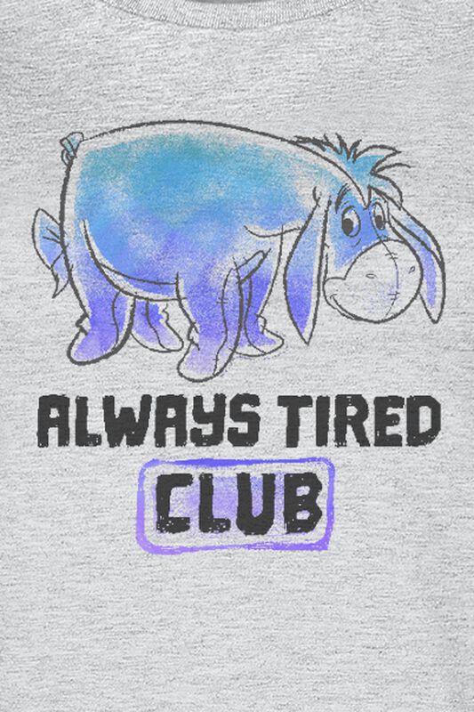 Filme & Serien Bekleidung Always Tired Club | Winnie The Pooh T-Shirt