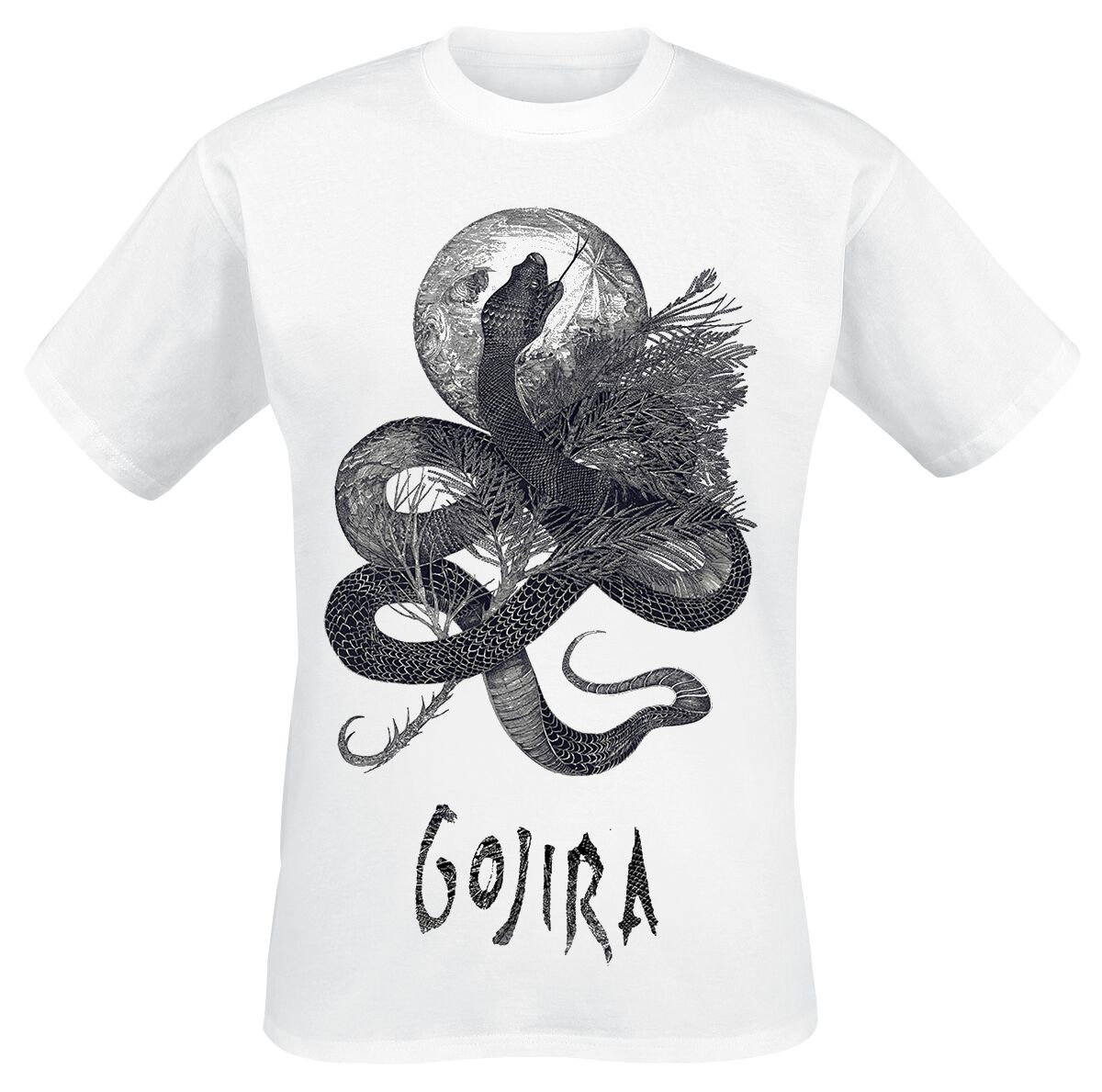 Serpent Moon T-Shirt weiß von Gojira