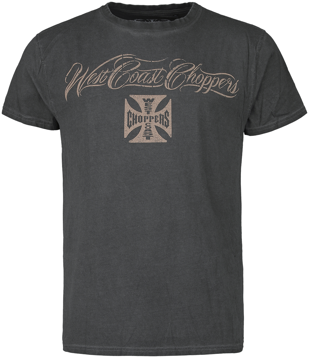 West Coast Choppers - Eagle Crest - T-Shirt - anthrazit