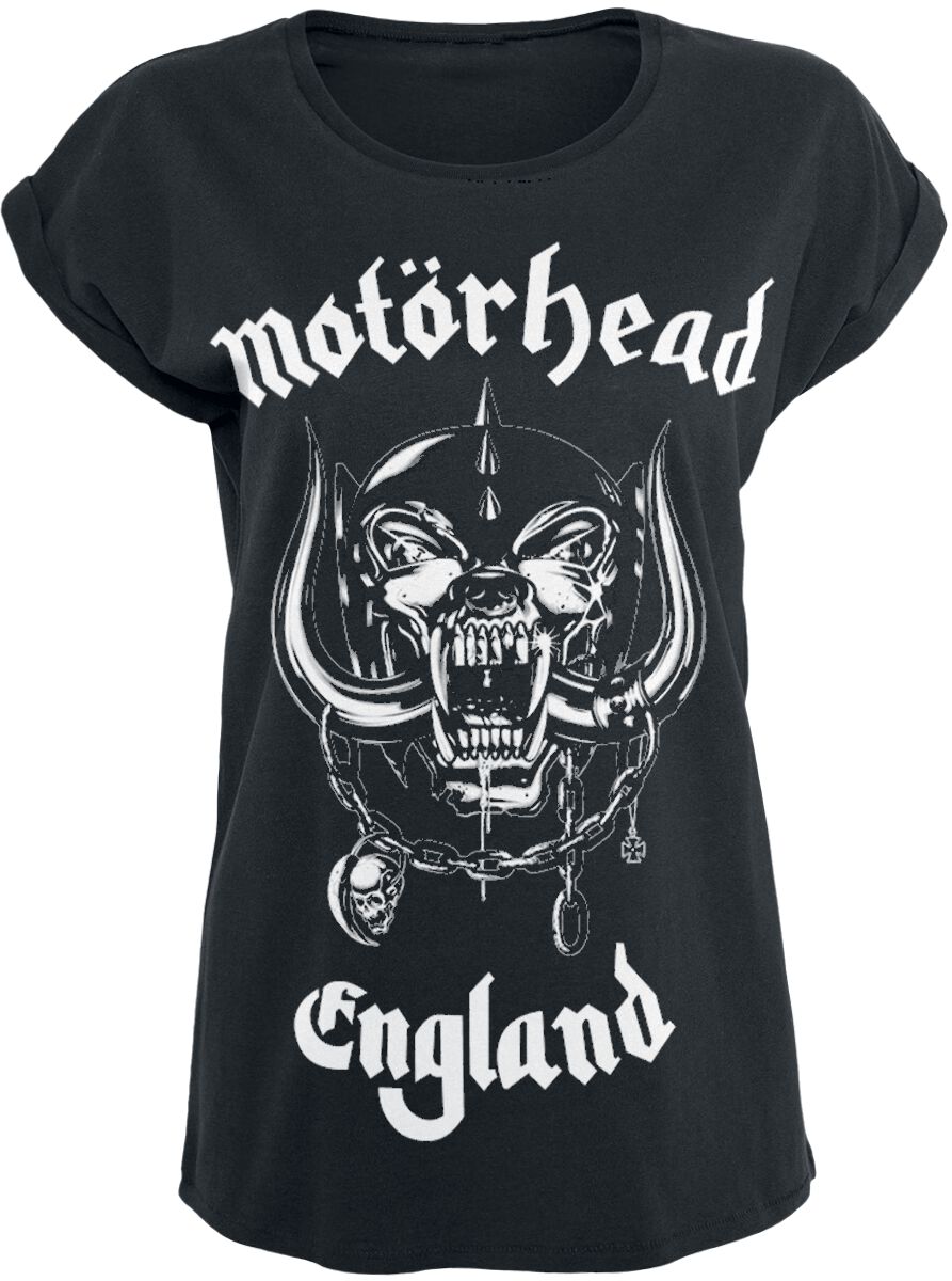 Image of Motörhead England Girl-Shirt schwarz