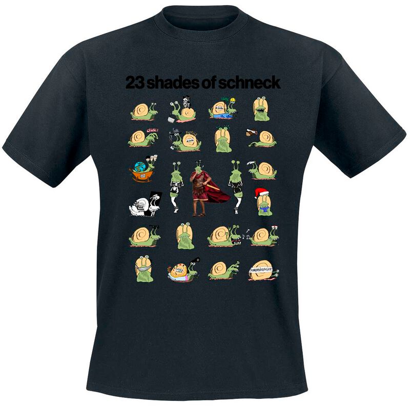 Die Ärzte T-Shirt - 23 Shades Of Schneck - S bis 3XL - für Männer - Größe S - schwarz  - Lizenziertes Merchandise!