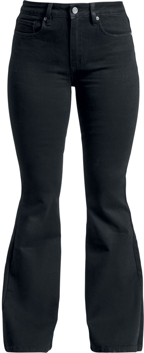 4068143318907 - Jil - Schwarze Jeans mit leichter Waschung Jeans schwarz in W30L32