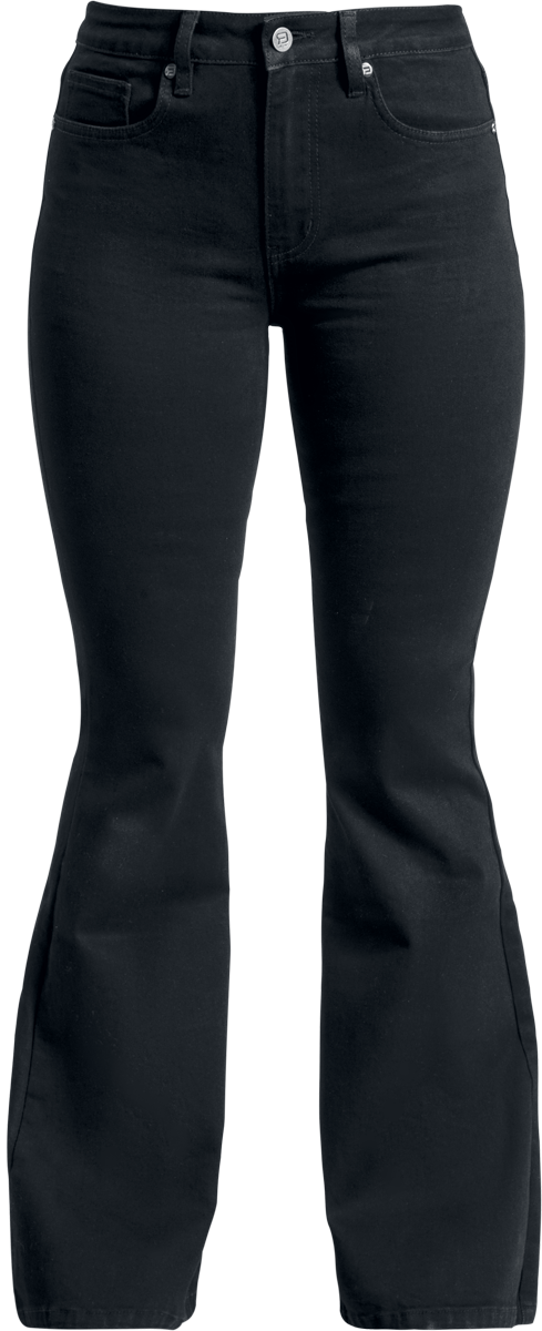 Jeans  av RED by EMP - Jil - svarta jeans med ljus tvättning - Dam - svart