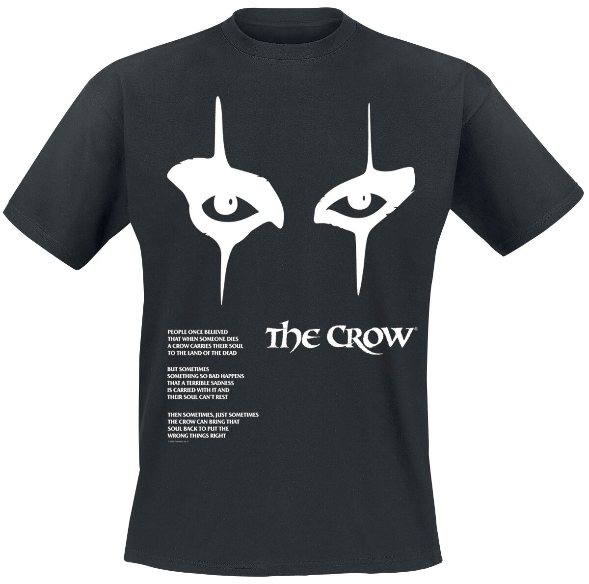 The Crow Eyes T-Shirt schwarz The Crow Eyes T-Shirt schwarz