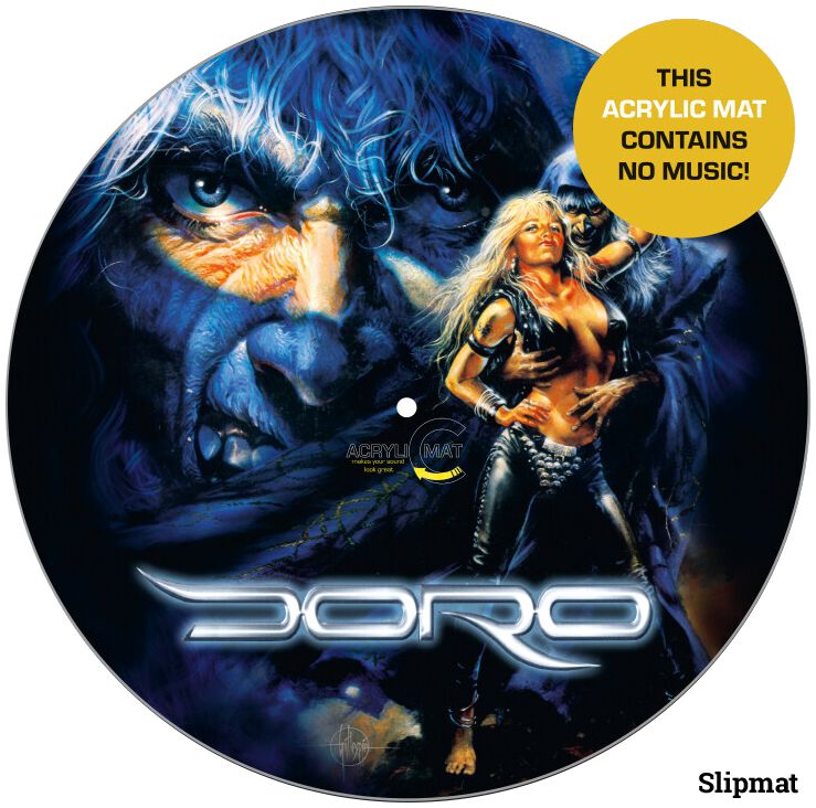 Doro Triumph And Agony – Acrylic Mat Slipmat farbig