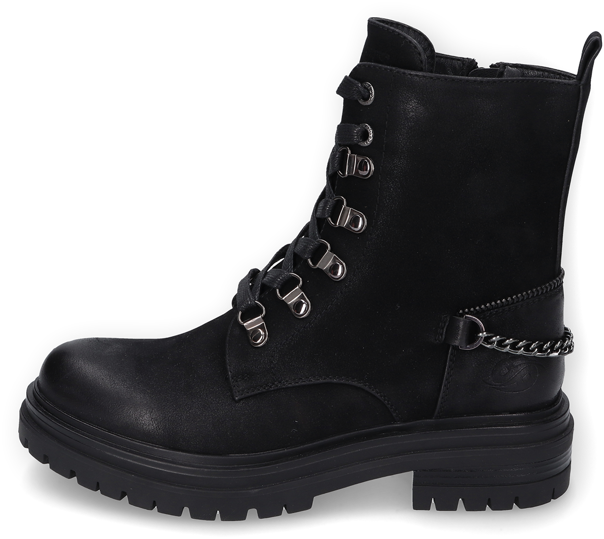Dockers by Gerli Schnürboot mit Kette Boot schwarz