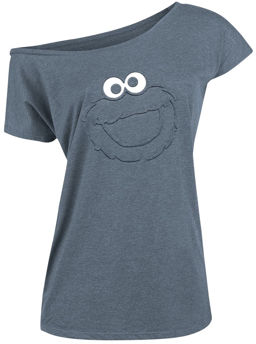 Cookie T-Shirt blau von Sesamstraße