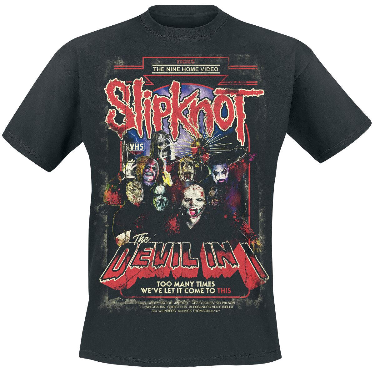 The Devil In I T-Shirt schwarz von Slipknot