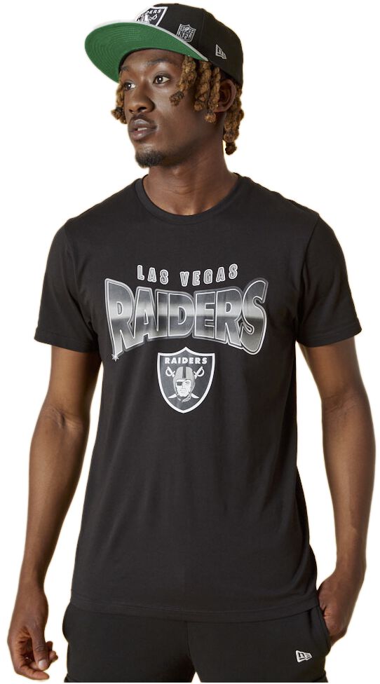 Las Vegas Raiders Fade Graphic Tee T-Shirt schwarz von New Era NFL