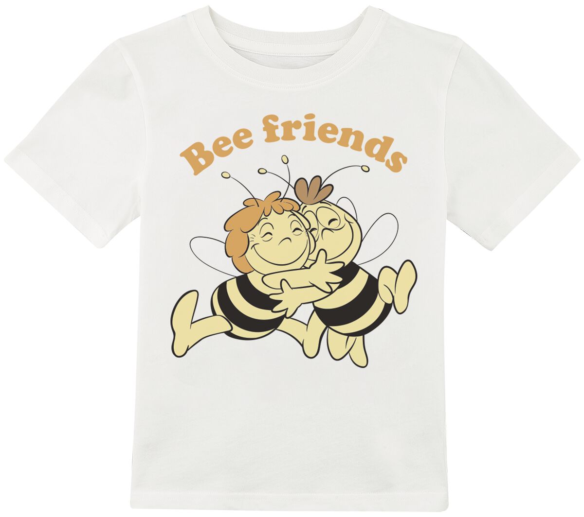 Levně Vcelka Maja Kids - Bee Friends detské tricko šedobílá