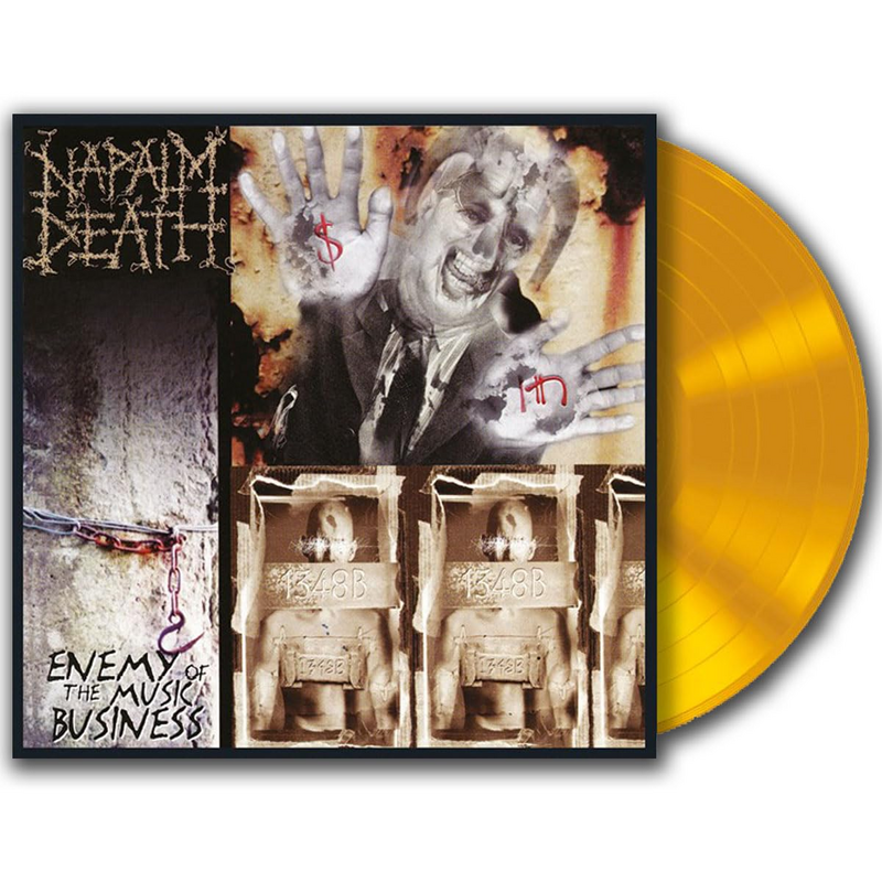 LP  av Napalm Death - Enemy Of The Music Business -  -