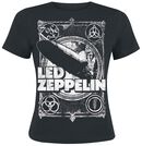 Vintage Print Zeppelin, Led Zeppelin, T-Shirt
