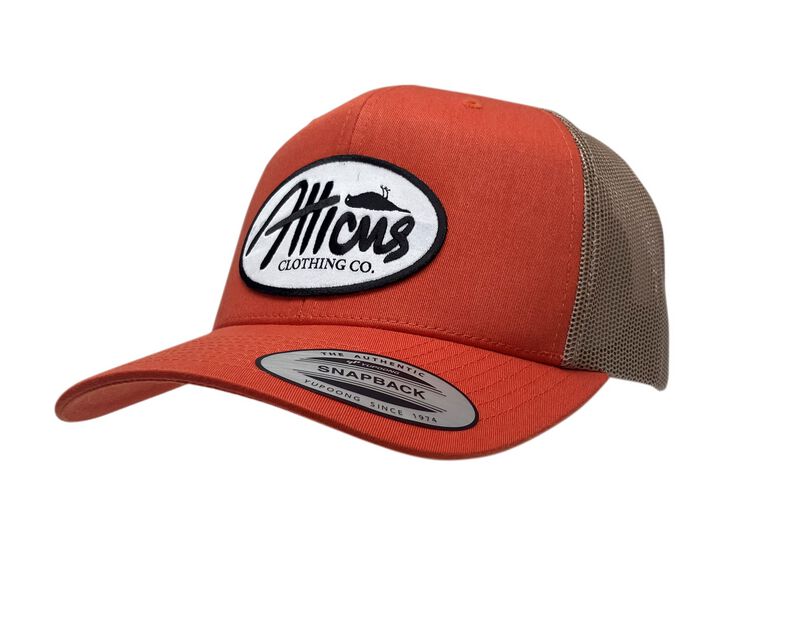 Atticus Cap - Mission Retro Trucker Hat - für Männer - orange