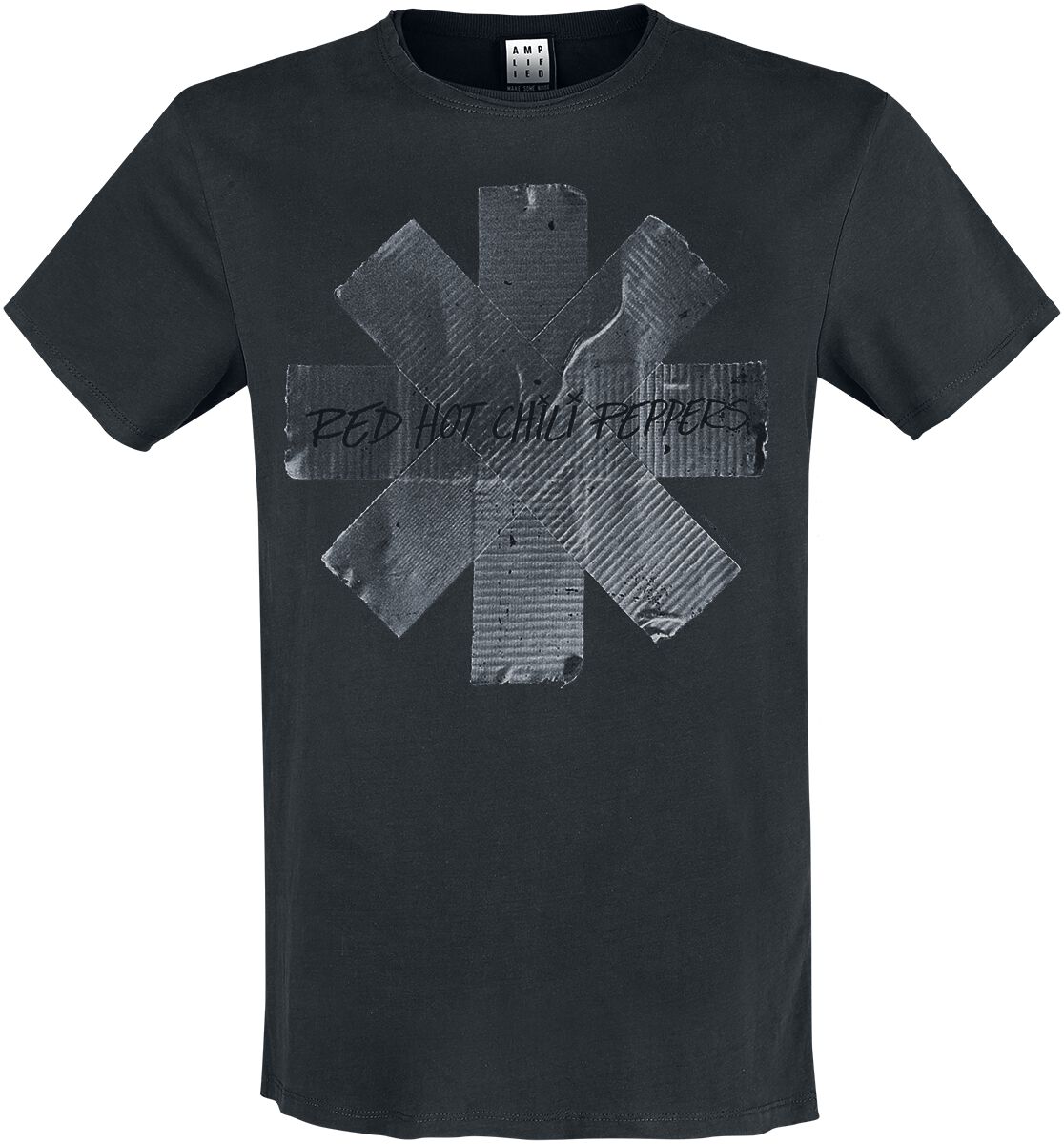 Image of Red Hot Chili Peppers Amplified Collection - Duct Tape T-Shirt schwarz
