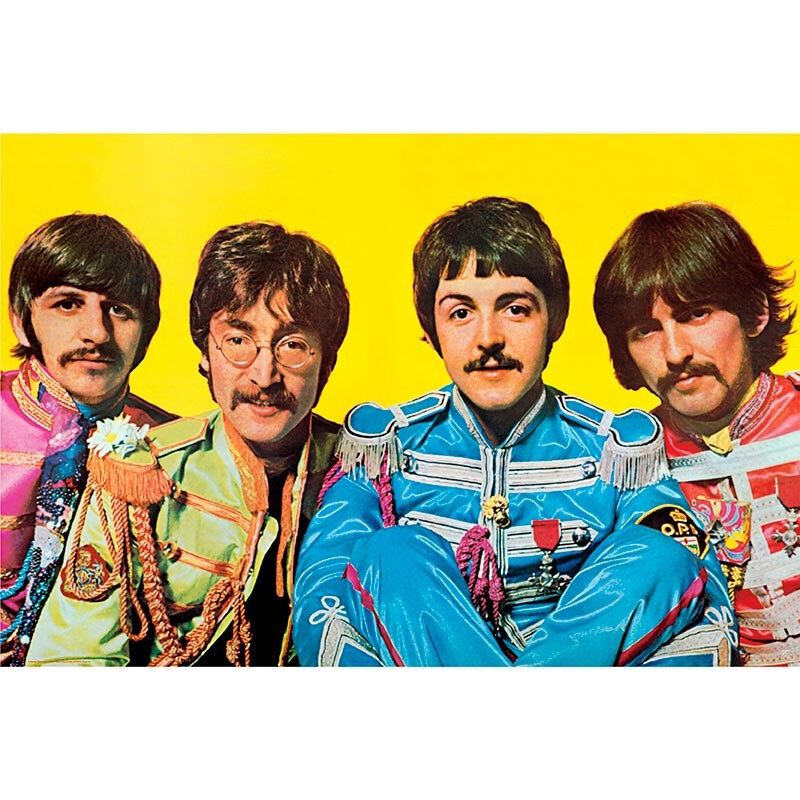 Levně The Beatles Lonely Hearts Club plakát vícebarevný