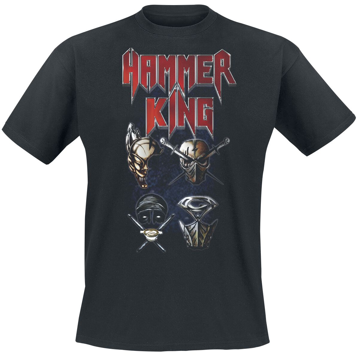 Image of Hammer King Cover T-Shirt schwarz