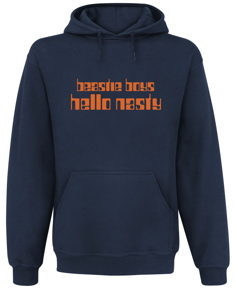 Beastie Boys Kapuzenpullover - Hello Nasty - S bis XXL - für Männer - Größe M - navy  - Lizenziertes Merchandise!