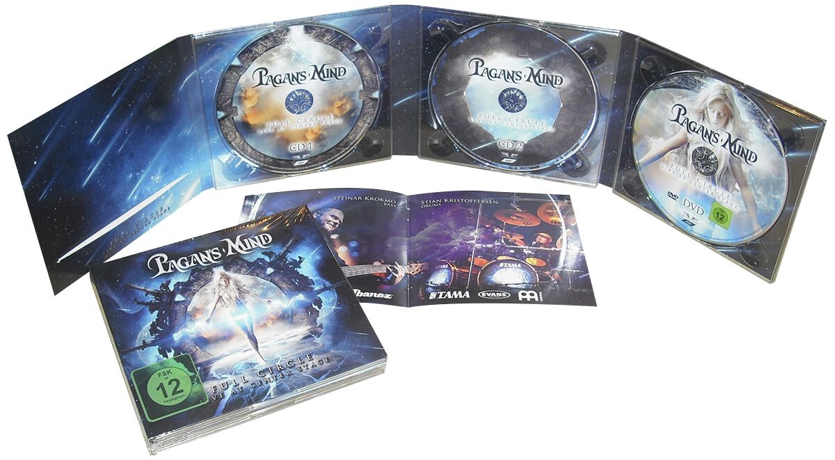 Image of Pagan's Mind Full circle - Live at Center Stage 2-CD & DVD Standard