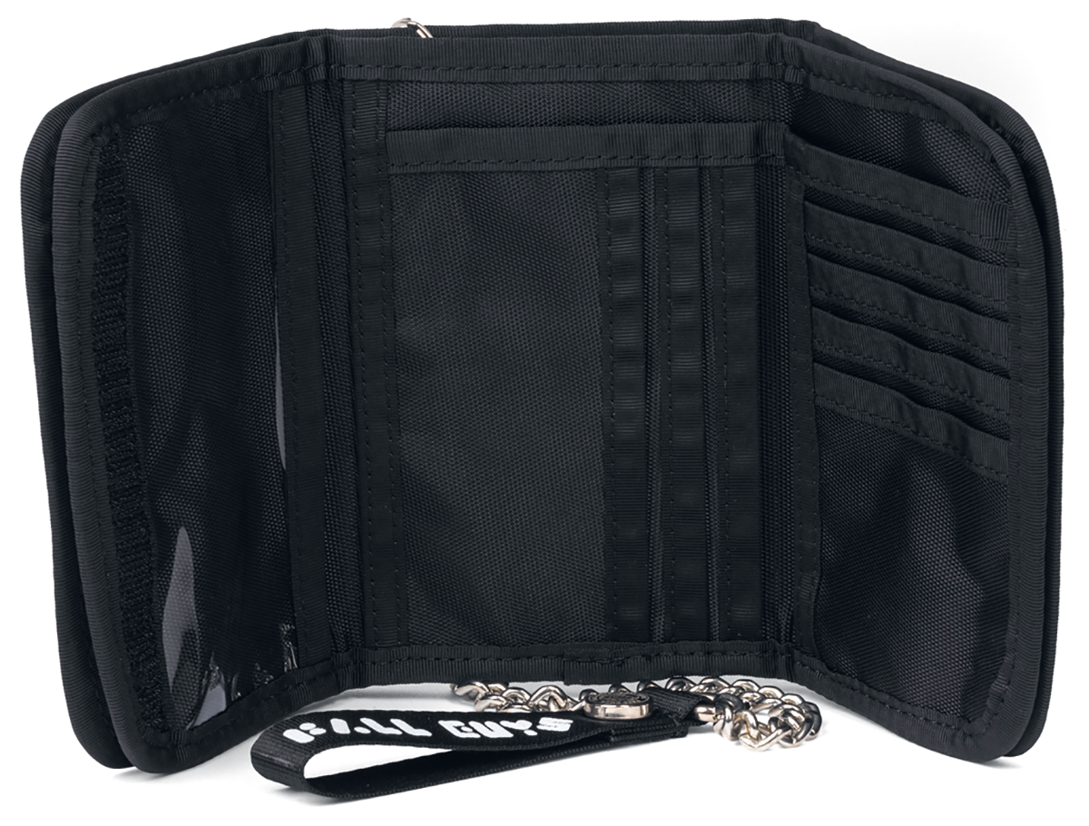 Fall Guys Off the Chain Geldbörse schwarz weiß pink