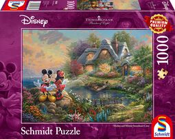 Thomas Kinkade Studios - Sweethearts Mickey & Minnie, Mickey Mouse, Puzzle
