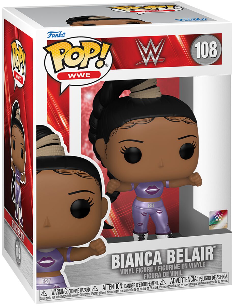 WWE Bianca BelAir Vinyl Figure 108 Funko Pop! multicolor