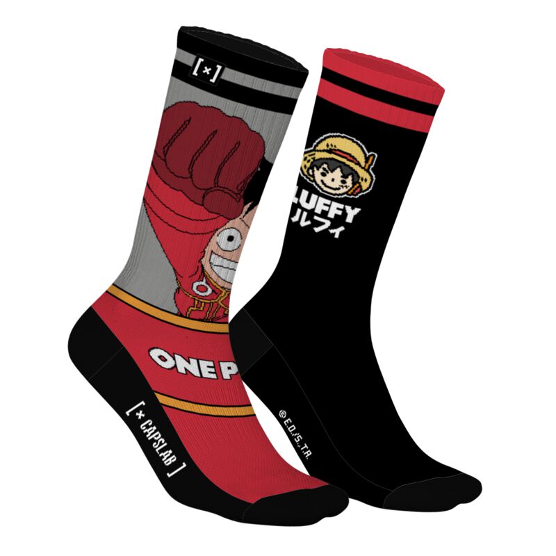 Chaussettes  de One Piece - Capslab - Ruffy - EU39-42 à EU 43-46 - pour Unisexe - multicolore