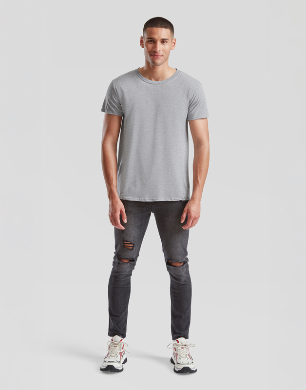 4068143457101 - ICONIC 150 T T-Shirt grau meliert in XXL