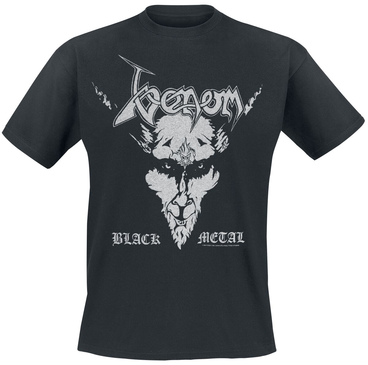 Levně Venom Black metal Tričko černá
