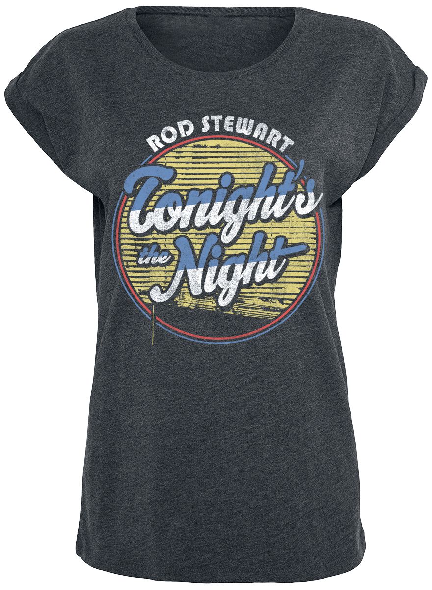 Rod Stewart Tonight´s The Night T-Shirt grau – 55.02% Rabatt