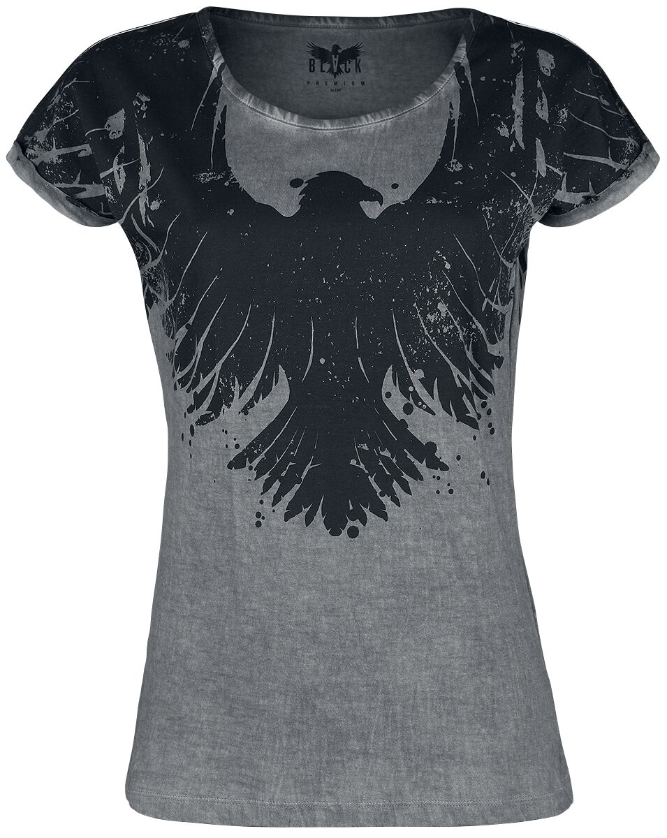 Image of T-Shirt di Black Premium by EMP - Dare To Be Different - S a XXL - Donna - grigio