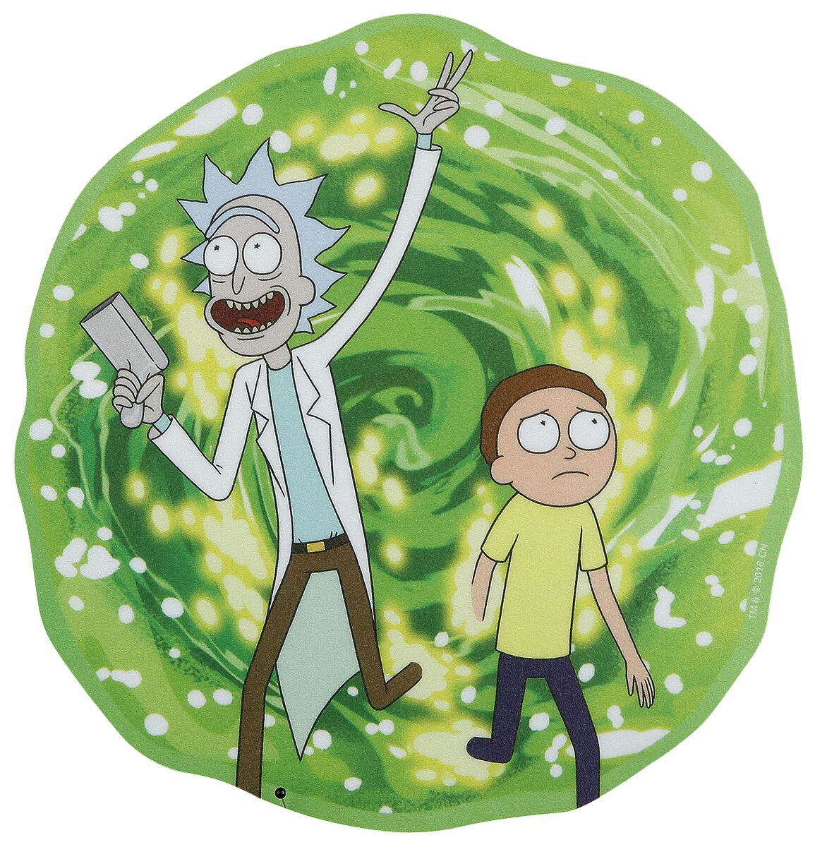 Image of Rick And Morty Portal Mousepad multicolor